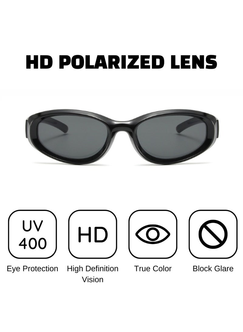 Urban Utility Sports Polarized Sunglasses for Men, Women Driving Fishing 100% UV Protection TAC Polarized Lens Ultralight, Stylish, Durable Ideal for Motorcycle, Cycling, Running, Fishing, Climbing, Trek - Image 4