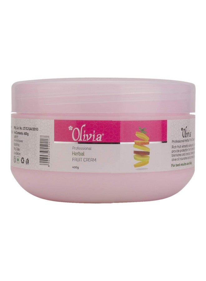 Olivia Herbal Facial Fruit Massage Cream 400G Rejuvenate And Refresh Skin Fruit - Image 1