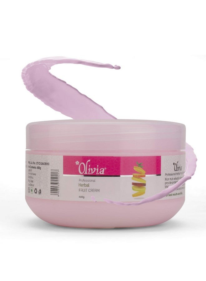 Olivia Herbal Facial Fruit Massage Cream 400G Rejuvenate And Refresh Skin Fruit - Image 3