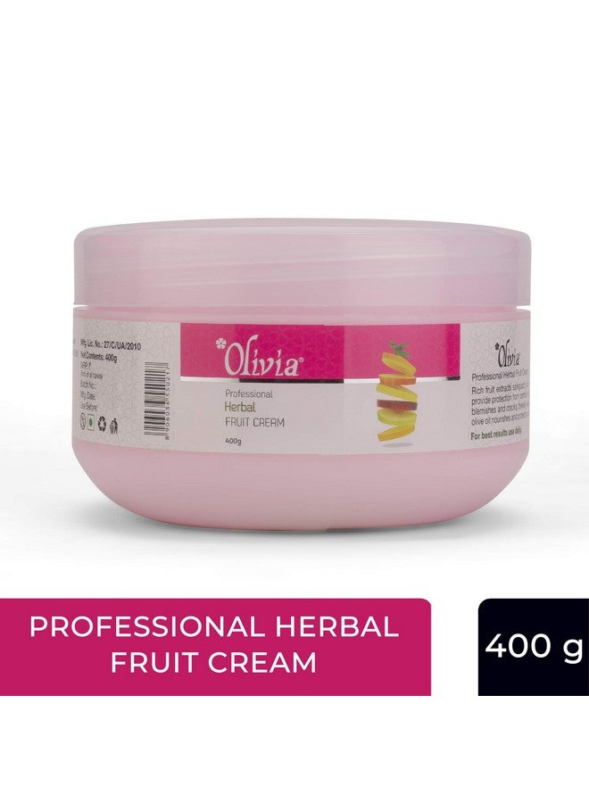 Olivia Herbal Facial Fruit Massage Cream 400G Rejuvenate And Refresh Skin Fruit - Image 2