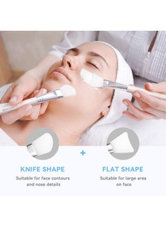 Fasplendor Face Mask Mixing Bowl Set with Silicone Facial Bowls, Brushes, Spatula, Measuring Cup + Scoop, Reusable Makeup Pad, Stylish Makeup Bag, 8 in 1 Esthetician Tool Kit, SPA Quality  - Image 3