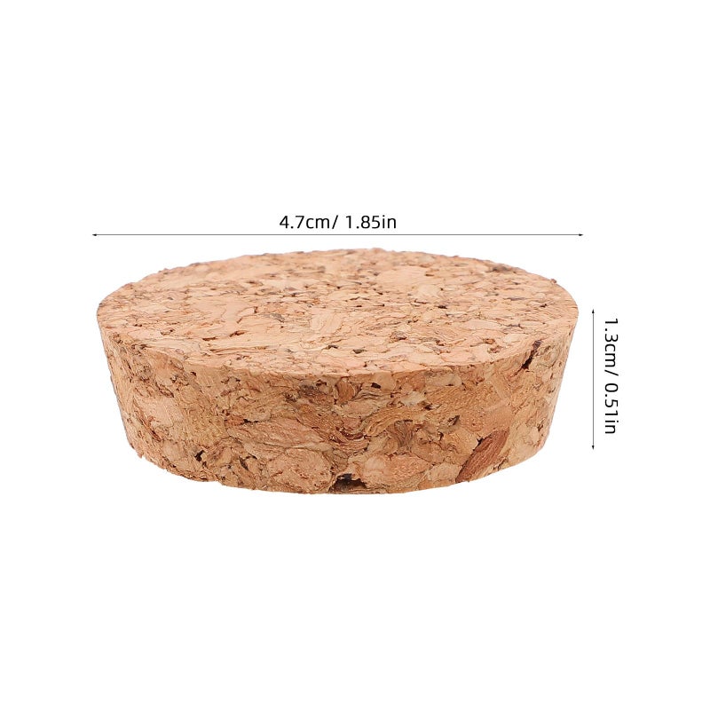 20pcs Natural Cork Stoppers For Wine Bottles Sealed Cone Shaped Home Bar Use - Image 3