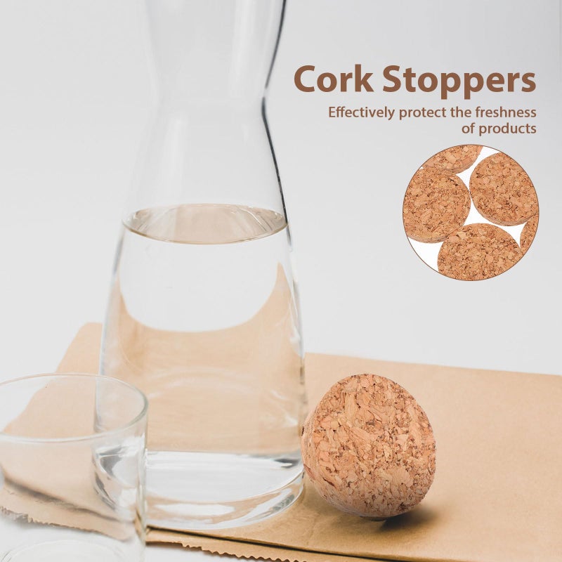 20pcs Natural Cork Stoppers For Wine Bottles Sealed Cone Shaped Home Bar Use - Image 4