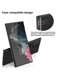 ماركة غير محددة متوافق مع واقي الشاشة الزجاجي فائق الخصوصية لهاتف Samsung Galaxy S24 [درجة عسكرية مضادة للكسر ويدوم لفترة أطول] واقي شاشة زجاجي مقوى مضاد للتجسس 24 Ultra  - Image 2