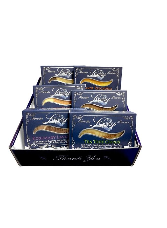 Luxiny Natural Bar Soap Sampler Bundle Gift Box Of Handmade Full Size Body Soap And Bath Soap Bars Are Palm Oil Free Moisturizing Vegan Castile Soap With Essential Oil For Men And Women (6 Pack) - Image 1