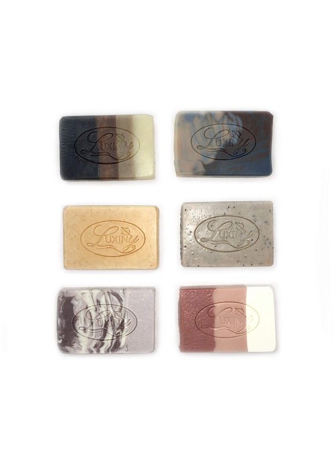 Luxiny Natural Bar Soap Sampler Bundle Gift Box Of Handmade Full Size Body Soap And Bath Soap Bars Are Palm Oil Free Moisturizing Vegan Castile Soap With Essential Oil For Men And Women (6 Pack) - Image 3