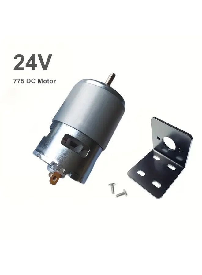775 محرك تيار مستمر مع حامل 12 فولت 24 فولت 6000 12000 دورة في الدقيقة عالي السرعة وعالي العزم - Image 2