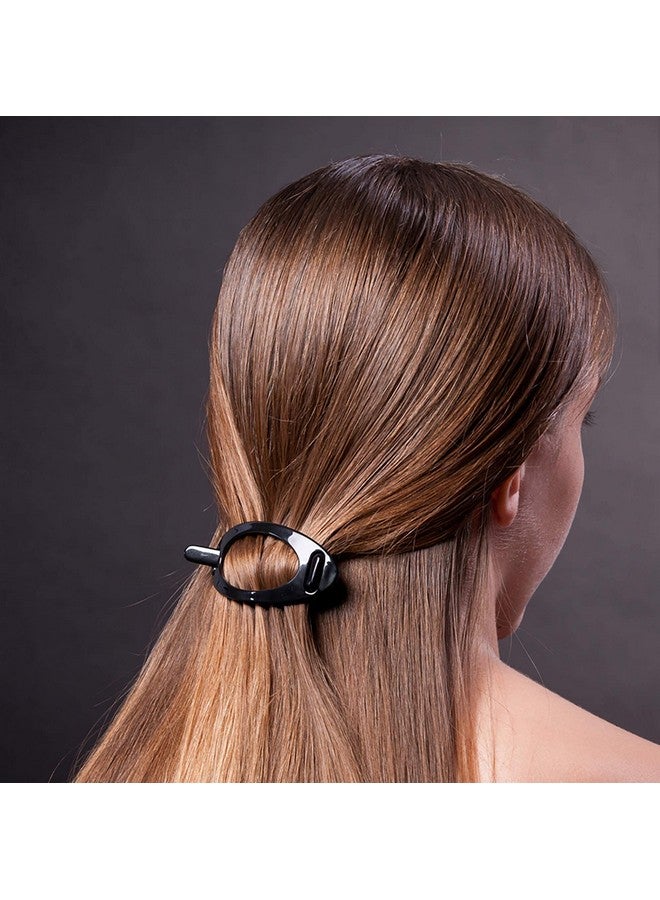 CAMILA Paris Cp2318 French Hair Barrette Clip Flexible Ponytail Holder No Metal Parts Strong Hold Grip Hair Clips For Women No Slip And Durable Styling Girls Hair Accessories Made In France - Image 3