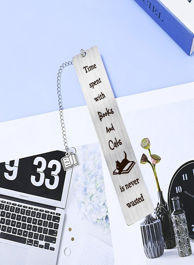 Dimeho Cat Bookmark - Cute Lovers Gifts for Reading - Funny Book Marks for Cat Mom, Friend Birthday, Christmas - Accessories for Women Men - Image 5