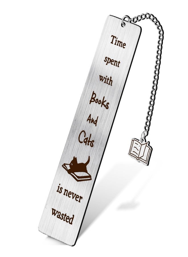 Dimeho Cat Bookmark - Cute Lovers Gifts for Reading - Funny Book Marks for Cat Mom, Friend Birthday, Christmas - Accessories for Women Men - Image 1