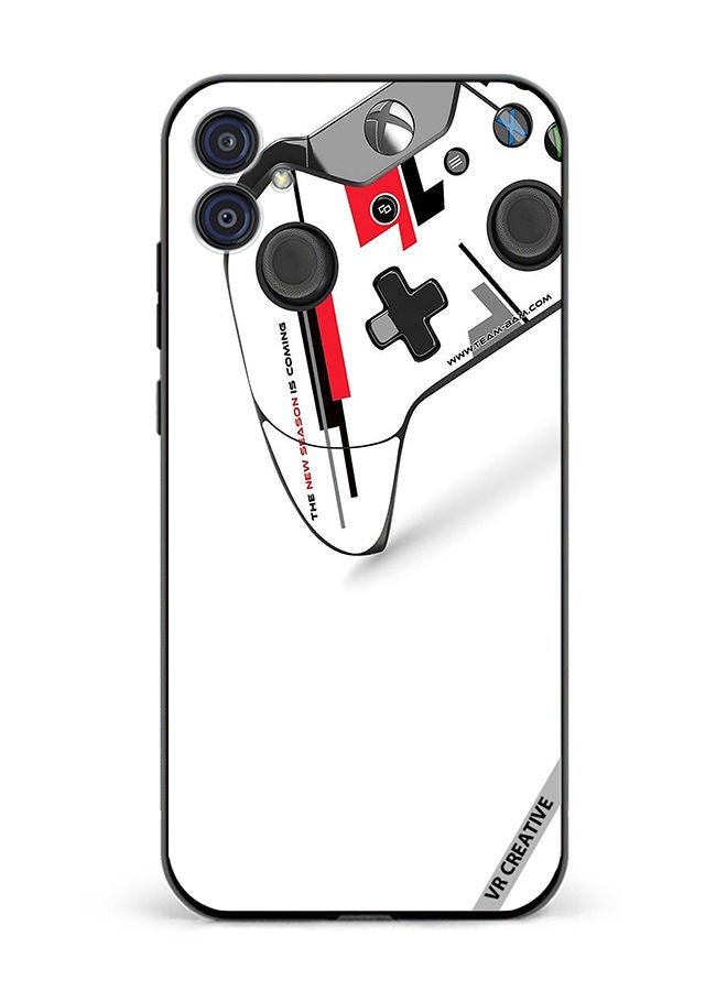 VR CREATIVE Protective Case Cover For Samsung Galaxy M04/F04 Retro Gaming Controller Design Multicolour - Image 1