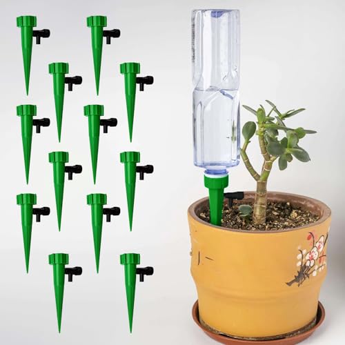 Cinagro (Pack of 12) Drip Irrigation kit for Home Garden, Self-Watering Spikes, Drip Spikes for Plants, Home Garden, Automatic Plant Watering Devices - Image 1