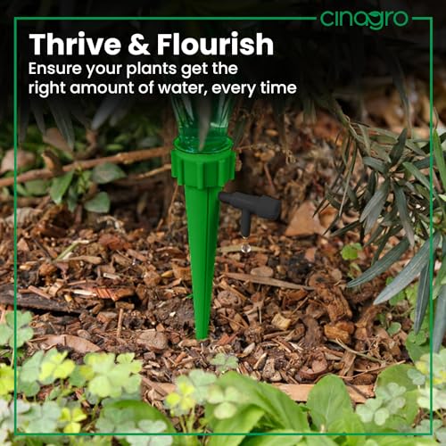 Cinagro (Pack of 12) Drip Irrigation kit for Home Garden, Self-Watering Spikes, Drip Spikes for Plants, Home Garden, Automatic Plant Watering Devices - Image 3