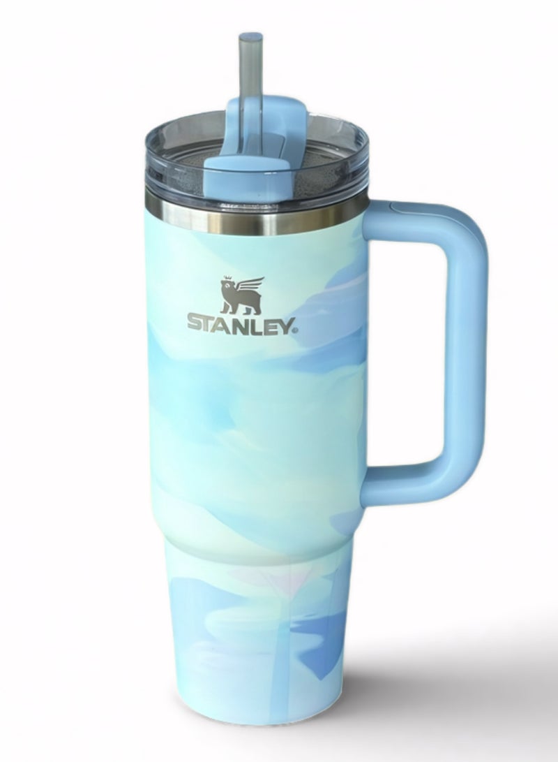 Stanley Quencher H2.0 FlowState Stainless Steel Vacuum Insulated Tumbler with Lid and Straw for Water, Iced Tea or Coffee, Smoothie and More, 40 oz - Image 1