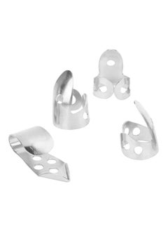 Finger Picks Metal 3Pcs Index Finger 1Pc Thumb Guitar Parts Musical Instrument Accessories(Silver ) - pzsku/Z59A6AA01FC71A18F123FZ/45/_/1732119796/b1441bb6-c600-49f8-aecb-baf85f96519a