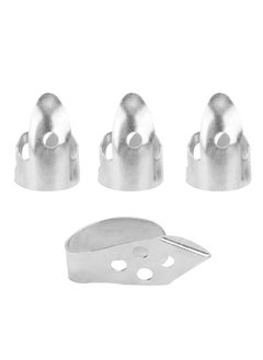 Finger Picks Metal 3Pcs Index Finger 1Pc Thumb Guitar Parts Musical Instrument Accessories(Silver ) - pzsku/Z59A6AA01FC71A18F123FZ/45/_/1732119818/c75256a6-db85-4a93-9a3e-b96d089d3791