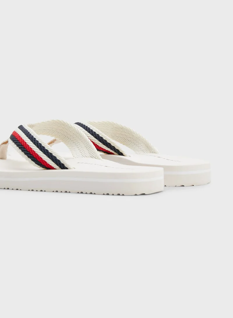 TOMMY HILFIGER Essential T Bar Flip Flops