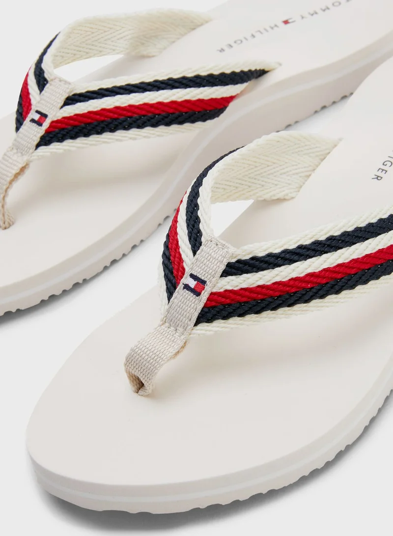 TOMMY HILFIGER Essential T Bar Flip Flops