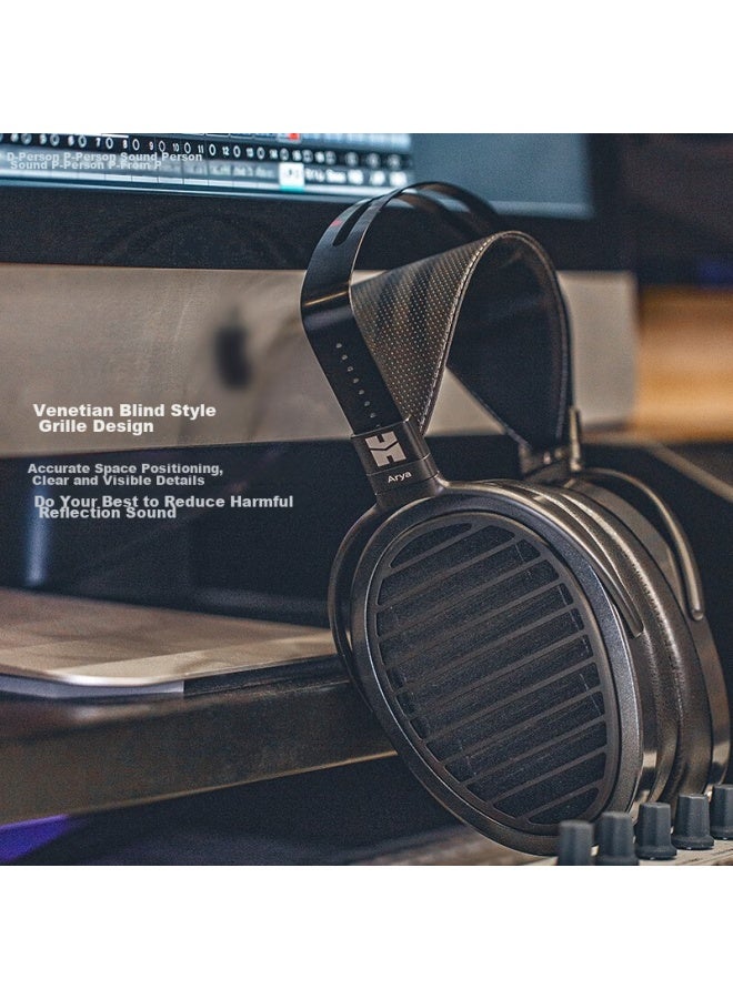 Hifiman Arya Recording Engineer Invisible Magnetic Version, Diaphragm Hifi Audiophile Over-ear Headphones - Image 2