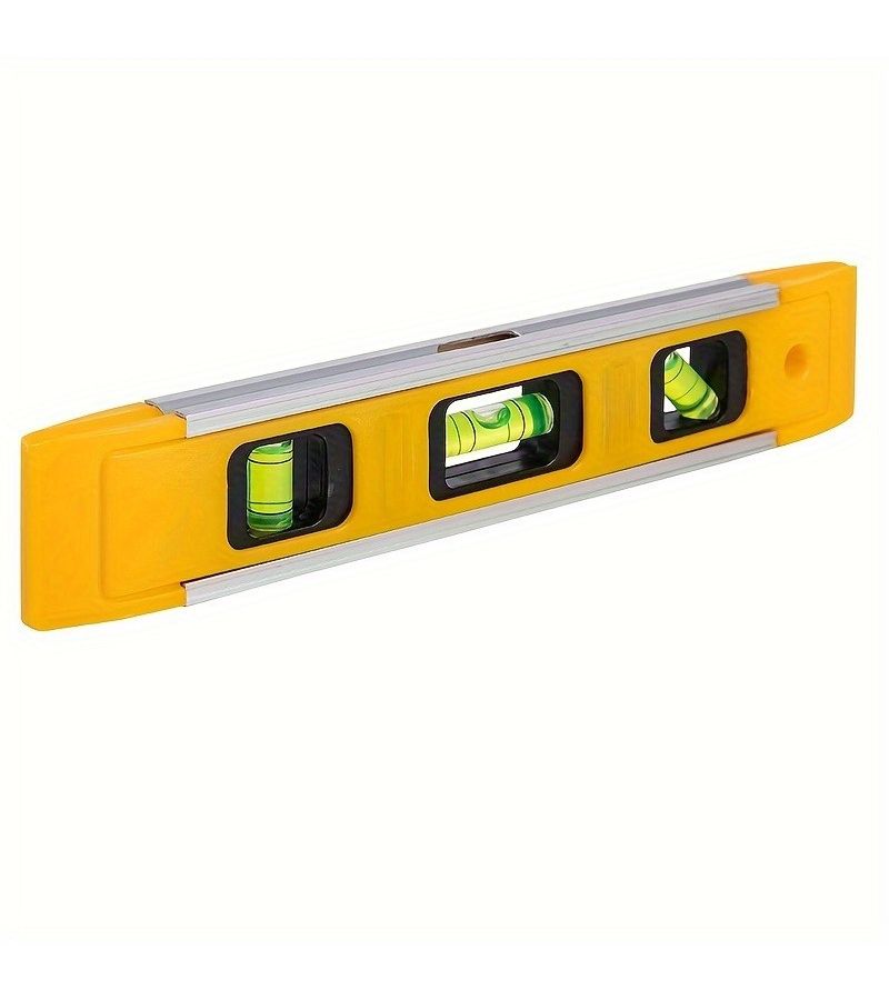 3 In 1 Magnetic Spirit Level Professional Precision Tool Easy To Read Yellow Beam 1pc - Image 2