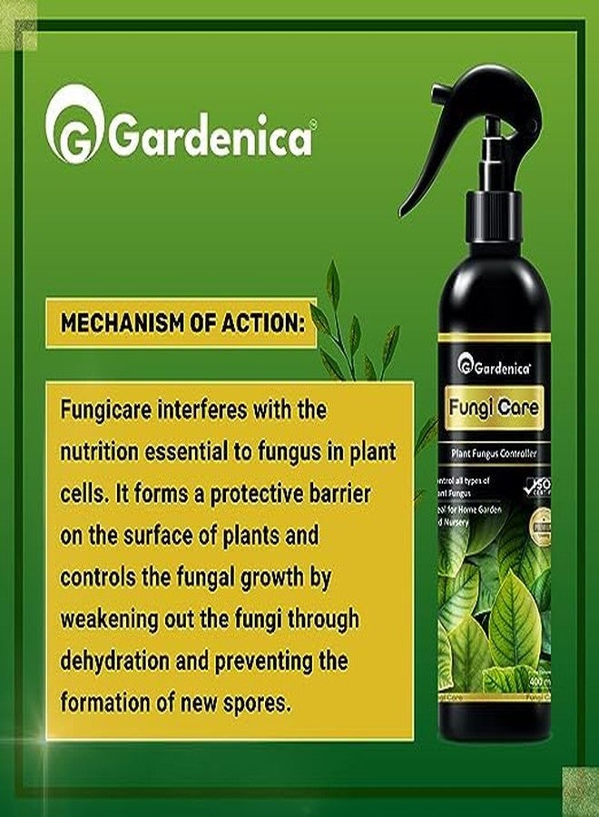 GARDENICA Fungicare & All in One Fertilizer Combo Organic Plant Growth Promoter for Nourishing Plants, Promoting Plant Growth and Nurturing them Organically.- (400 ml) - Image 5