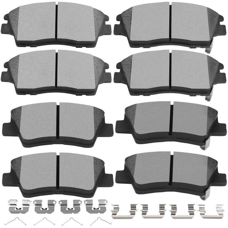SCITOO D1847 D1848 Ceramic Brake Pads Sets Front  Rear wHardware Replacement For Hyundai For Tucson 20162021For Kia For Sportage 20172021