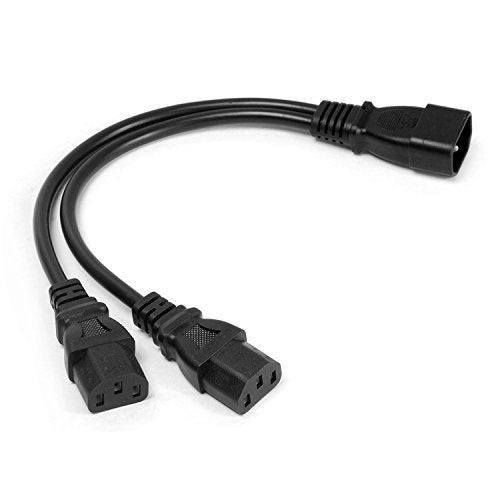 AuKvi UPS Server Y Splitter C14 to 2 x C13 Power Extension Cable - Image 5