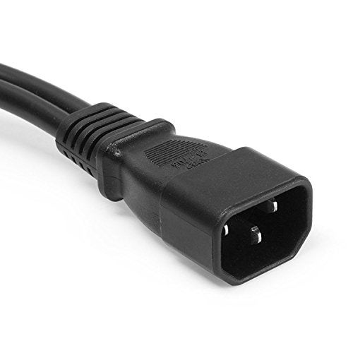 AuKvi UPS Server Y Splitter C14 to 2 x C13 Power Extension Cable - Image 4