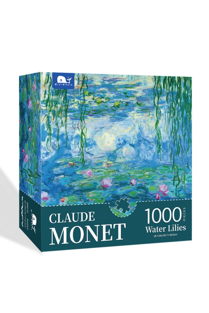 MINI-043 Jigsaw Puzzle 1000 Pieces for Adults Kid Monet Landscape Puzzle Toy Family Game Famous Worl