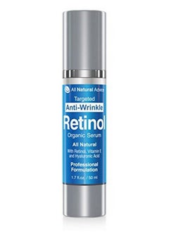 All Natural Advice Retinol Serum For Face Anti Aging Serum With Hyaluronic Acid & Vitamin E Facial Serum For Fine Lines Wrinkles & Dark Spots Organic Face Care Made In Canada 50Ml  - Image 1