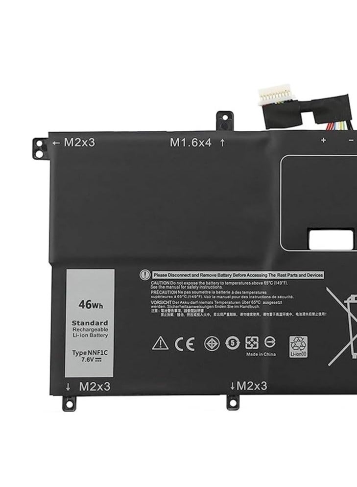 Terabyte بطارية لابتوب بديلة لـ 13 9365 2 في 1 2017 P71G P71G001 XPS 13-9365-D1605TS XPS 13-9365-D1805TS 13-9365-D2805TS 13-9365-D360 5TS 13-9365-D3805TS HMPFH NP0V3 0NNF1C 7.6V 46WH - Image 2