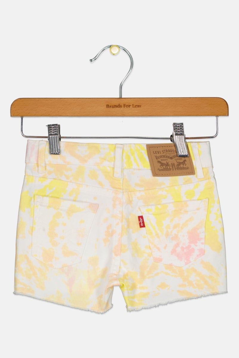 Levi's Kids Girl Tie Dye Basic Shorts, Multicolor - Image 2