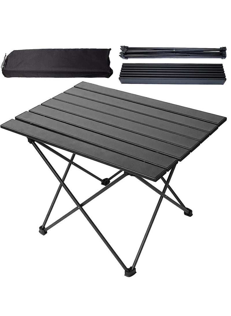 Folding Camping Table, Picnic Table with Carry Bag, Portable Table for Camping, Garden Patio Picnic, BBQ, Beach, Fishing