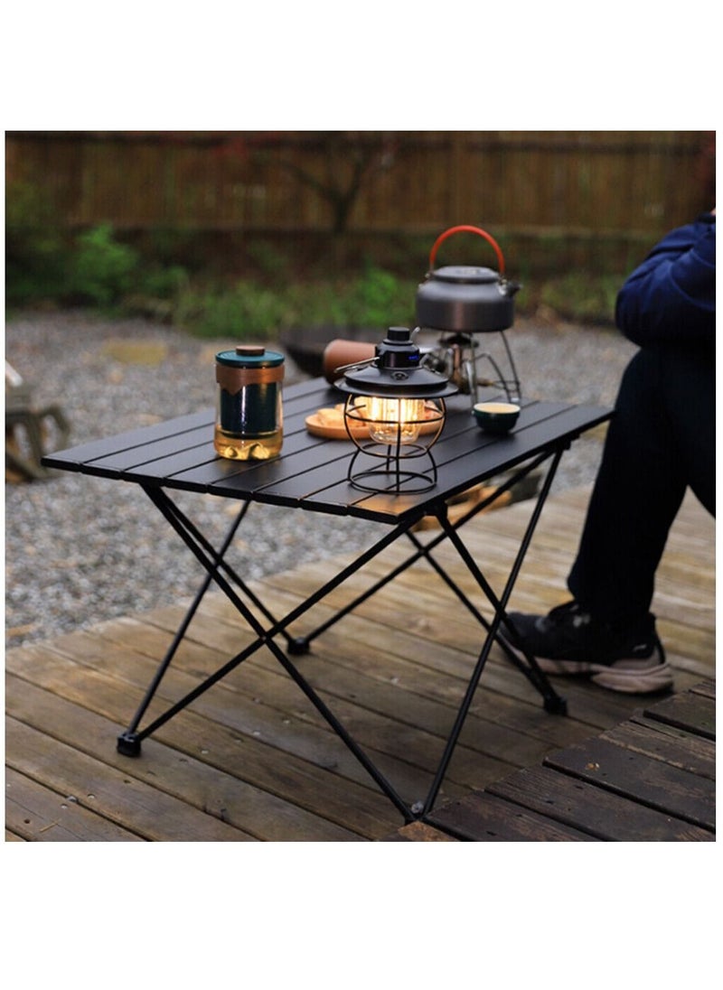 Folding Camping Table, Picnic Table with Carry Bag, Portable Table for Camping, Garden Patio Picnic, BBQ, Beach, Fishing