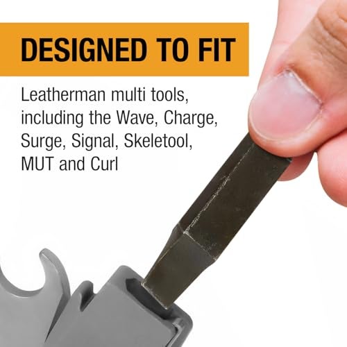 Samorillo [3 Pack] Replacement Two-Sided Screwdriver Bit For Leatherman Multi-Tool - #1-#2 Phillips Head + 3/16 Flat Head - Add Or Replace Your Multitool Screwdriver - Exact Fit For Most Leatherman Multi Tools - Image 5