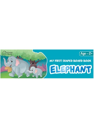 My First Shaped Board Book - Elephant  Die-Cut Animals  Picture Book For Children