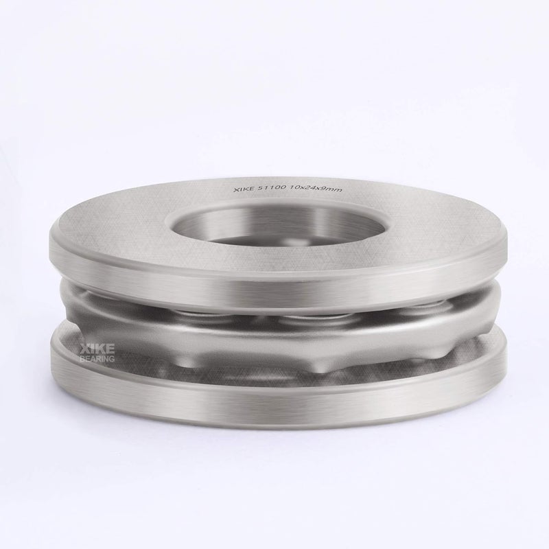 Xike 2 Pack 51100 Bearings 10x24x9mm, High Speed and Chrome Steel Thrust Ball Bearings. - Image 4