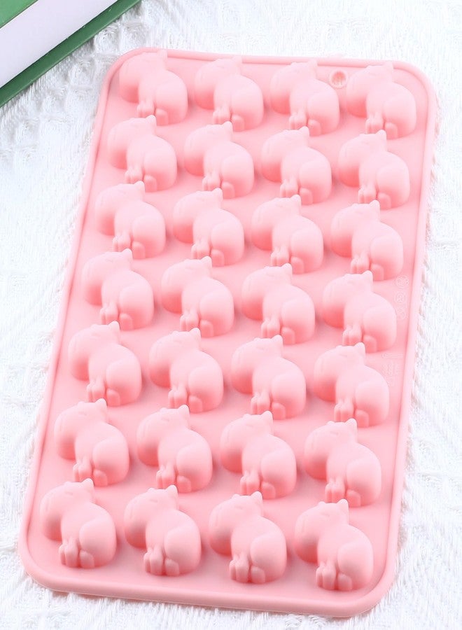 YIMINGMOLD قوالب سيليكون على شكل كابيبارا من YIMINGMOLD، قالب حلوى جيلاتينية على شكل كابيبارا. - Image 3