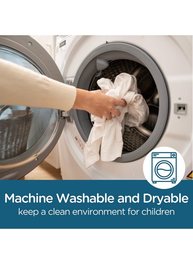 Children's Factory Angeles Angels Rest ABC Fitted Cot Sheet with Elastic Straps, Toddler Size, Cot Sheets for Daycare, Toddler Cot Sheets, ABC Print, Set of 4 - Image 5