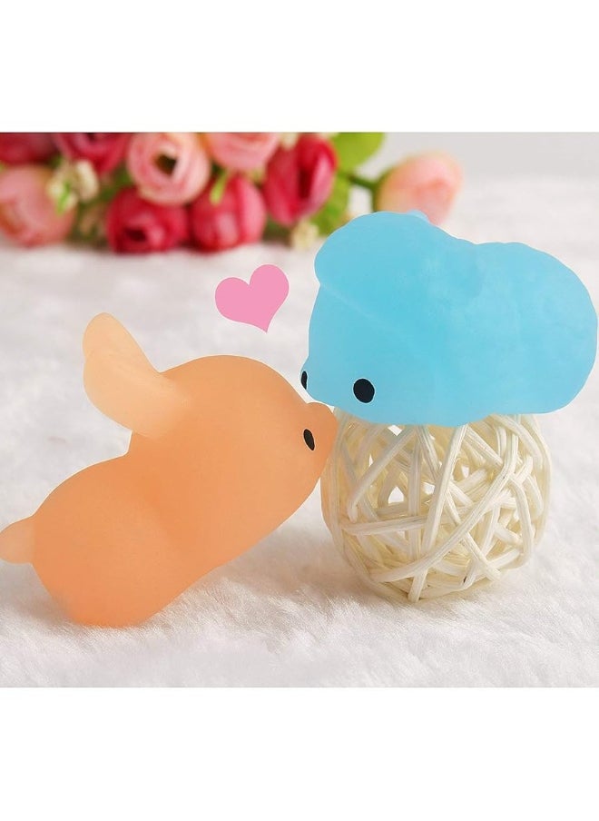 POKONBOY POKONBOY Mochi Squishy Toys Glow in The Dark for Party Favors  30 Pack Mini Kawaii Cute Animal Squishies Stress Relief Squishy Animals Mochi Cat Squishy with Gift Box  - Image 5
