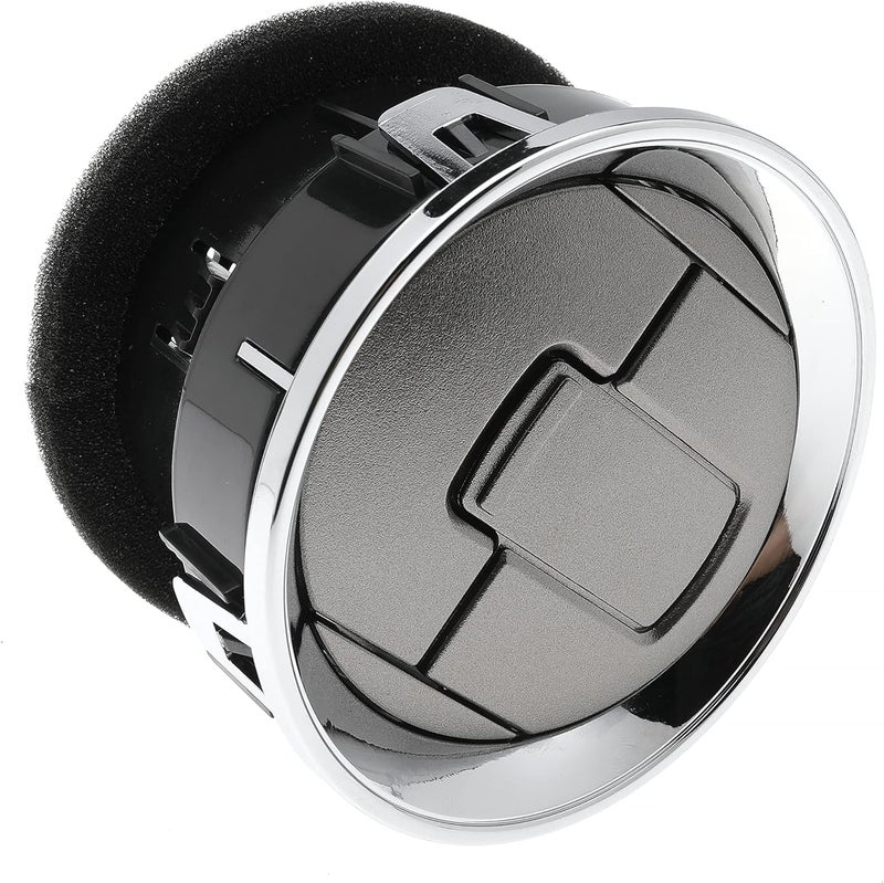 Jofynzo Front Interior Dashboard AC Heater Air Vent Duct Chrome Set for Ford F150 (2009-2014) - Image 4