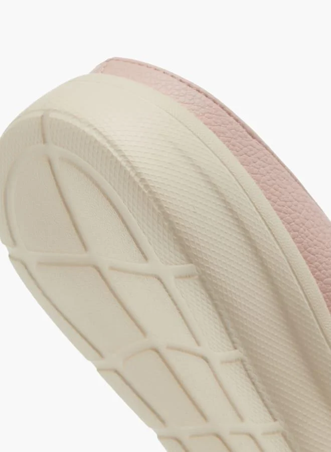 Paprika PINK Women Monogram Embossed Slip-On Mules for Women | Best Price UAE