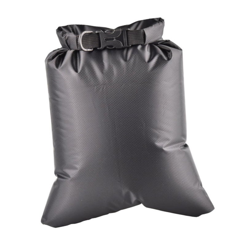 5 Pcs Dry Bag For Camping Kayaking Boating Outdoor Storage Pouches Black Waterproof For Phones Documents Gear And Food - Image 2