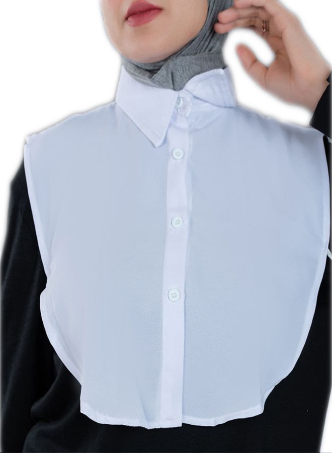 Fatah Shirt Collar - Hidden  - Off-White Color for Women - Image 4