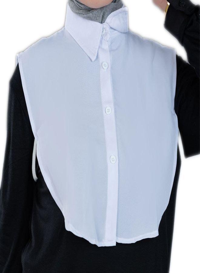 Fatah Shirt Collar - Hidden  - Off-White Color for Women - Image 3
