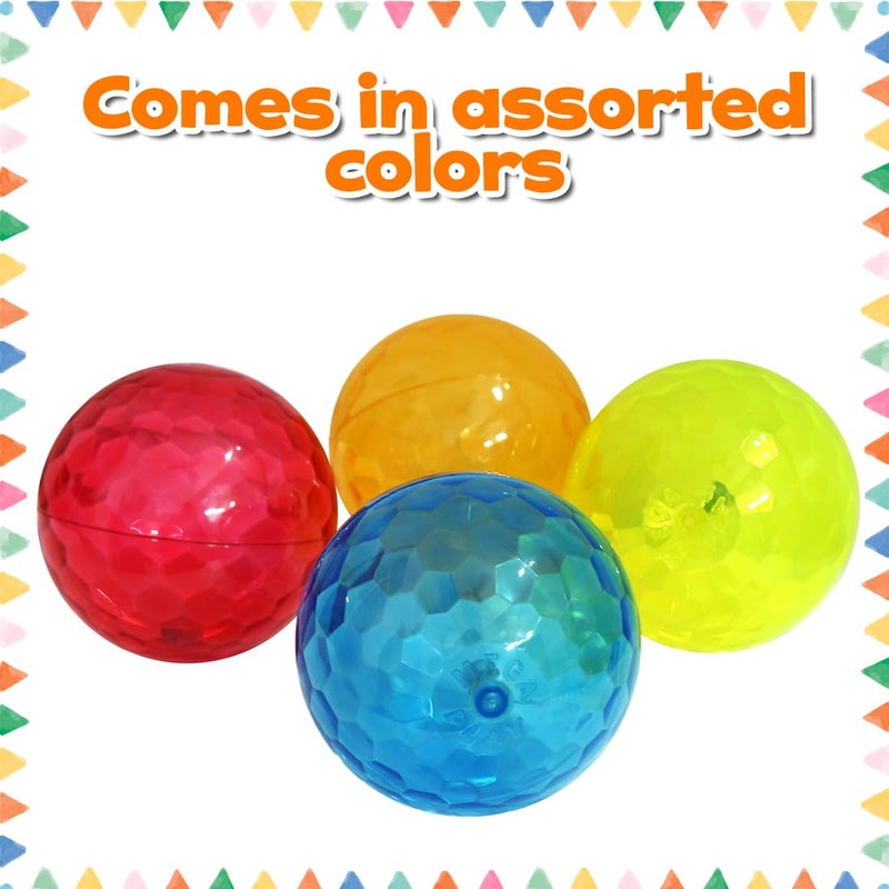 Wembley Plastic Light Ball For Kids Play Led Soft Bouncing Flashing Lightning Baby Ball Glow In The Dark Toys For Kids - 6" Inch Pk Of 1, Handball - Image 2