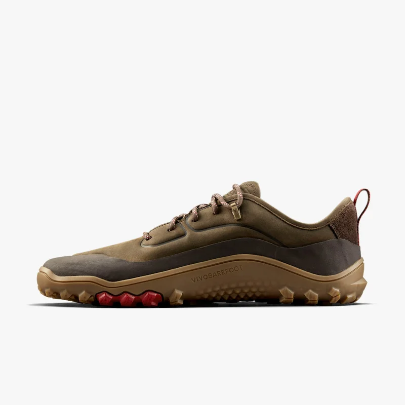 Vivobarefoot Unisex Tracker Leather Low Hiking Outdoor Boot Brown