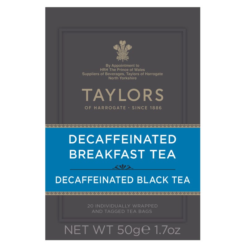 Taylors of Harrogate Decaffeinated Breakfast, Teabags, 20 Count (Pack of 1) - Image 2