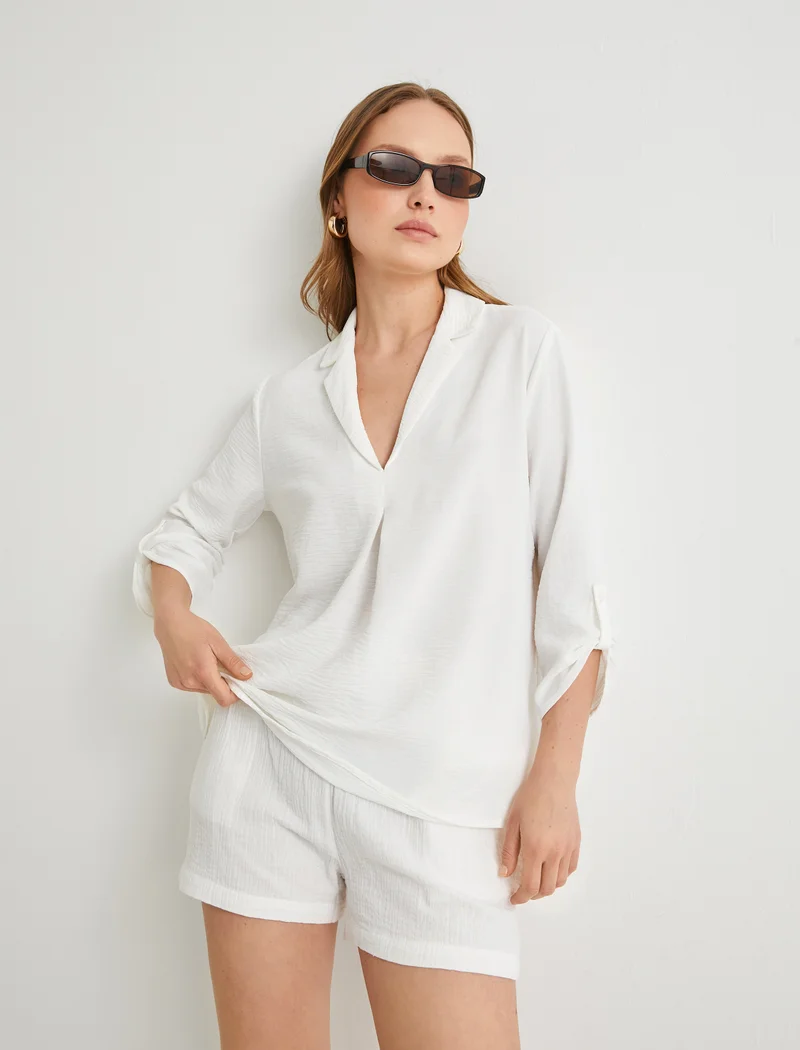 KOTON V Neck Blouse
