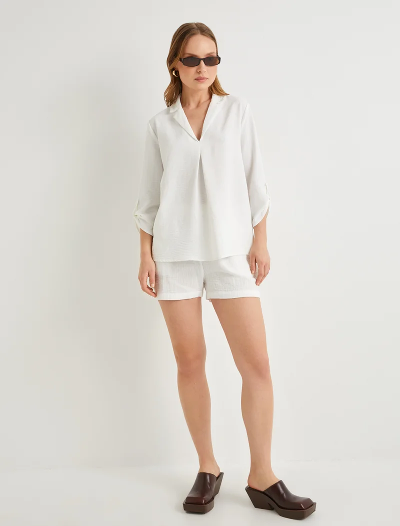 KOTON V Neck Blouse